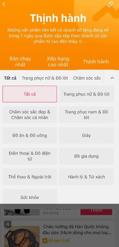 tìm sản phẩm hot trend tiktok, sản phẩm phễu Tiktok