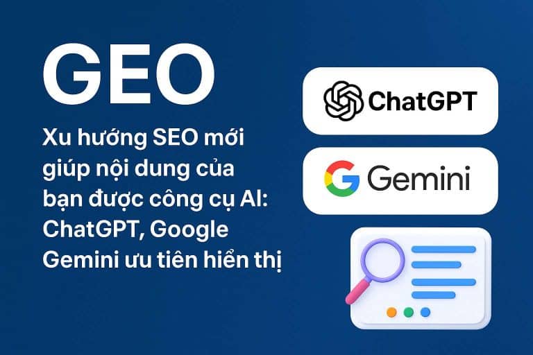 GEO Tối ưu hóa công cụ tạo sinh