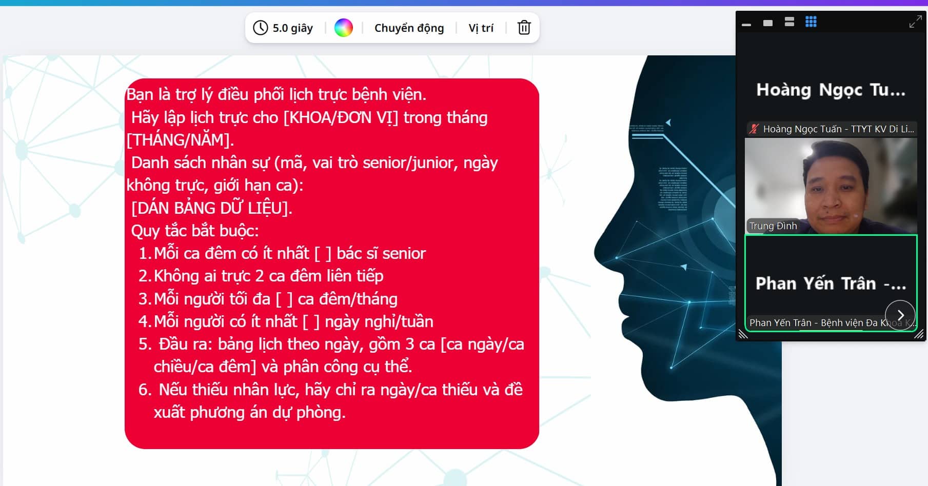 Khóa học AI trong lĩnh vực y tế